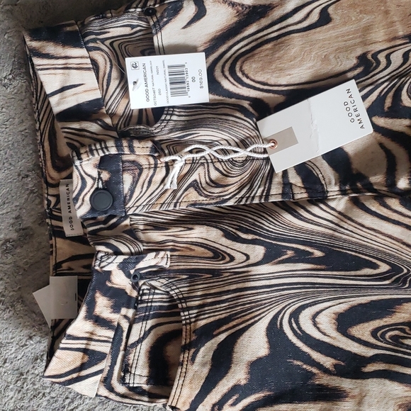 Good American Mobwife Indie Sleeze Aryle Ankle Pants - Picture 4 of 6